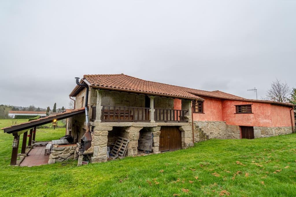 Casa De Campo Con Piscina, Entera O Por Habitaciones Amoeiro Exterior photo