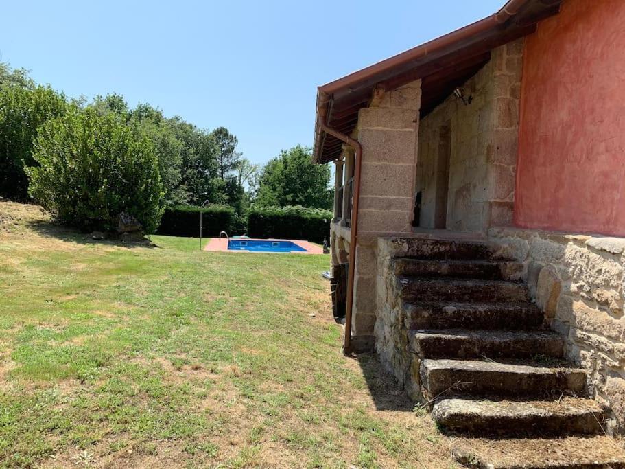 Casa De Campo Con Piscina, Entera O Por Habitaciones Amoeiro Exterior photo