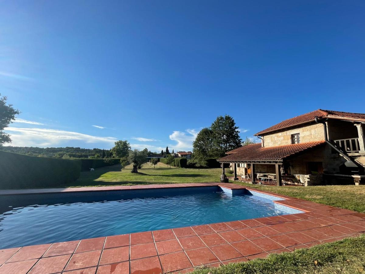 Casa De Campo Con Piscina, Entera O Por Habitaciones Amoeiro Exterior photo